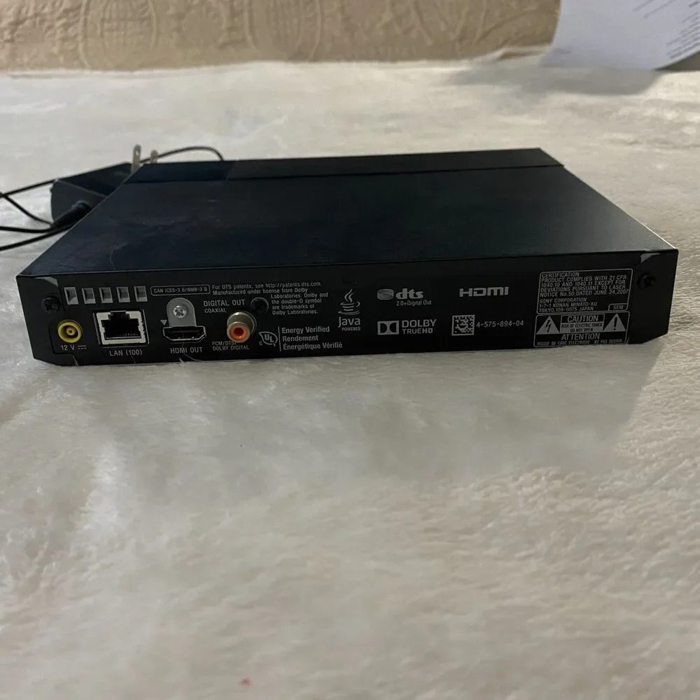 Sony BDP S1700 Blu Ray or DVD Player w/ Power Cord No Remote